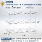 LARGER Compartment - Stackable Water Bottle Organizer Holder - for Stanley & Oth... - Image 6