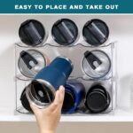 LARGER Compartment - Stackable Water Bottle Organizer Holder - for Stanley & Oth... - Image 9