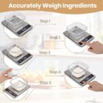 Food Scale, 11lb Kitchen Scale with 0.05oz/1g Precision, 6 Units Tare Function &... - Image 8