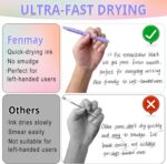 Fenmay Gel Pens, 12 Pcs 0.5mm Fine Point Aesthetic Pens, Quick Dry No Smudge, Sm... - Image 4