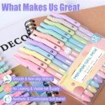 Fenmay Gel Pens, 12 Pcs 0.5mm Fine Point Aesthetic Pens, Quick Dry No Smudge, Sm... - Image 5