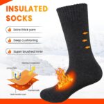 Velice Winter Warm Thermal Socks for Women Extra Thick Insulated Heated Crew Boo... - Image 4