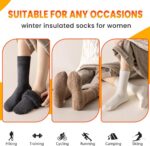 Velice Winter Warm Thermal Socks for Women Extra Thick Insulated Heated Crew Boo... - Image 7