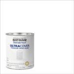 Rust-Oleum 1990502 Painter's Touch Latex Paint, Quart, Flat White 32 Fl Oz (Pack... - Image 4
