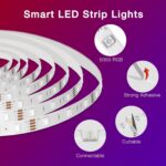 DAYBETTER Smart WiFi Led Lights, 50 FT RGB Led Strip Lights Compatible with Alex... - Image 7