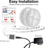 DAYBETTER Smart WiFi Led Lights, 50 FT RGB Led Strip Lights Compatible with Alex... - Image 8