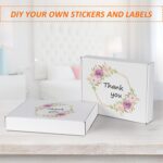 HORLIMER 12x9x2 inches Shipping Boxes Set of 25, White Corrugated Cardboard Box ... - Image 5