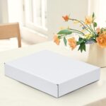 HORLIMER 12x9x2 inches Shipping Boxes Set of 25, White Corrugated Cardboard Box ... - Image 6