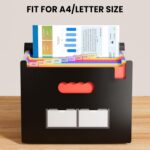Sooez Accordion File Organizer, 13 Pockets Expanding File Folder, Portable Month... - Image 4