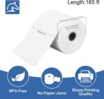 (50 Rolls) 3" x 165' Kitchen Register Rolls,1 Ply Bond Printer Receipt Paper POS... - Image 3