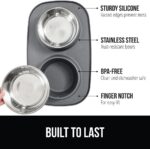 GORILLA GRIP Dog Bowl Set with Slip Resistant Silicone Feeding Mat, Food Grade 3... - Image 3