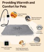 Pet Heating Pad for Cats & Small Dogs with 12 Adjustable Temperature, Waterproof... - Image 3