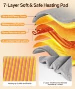 Pet Heating Pad for Cats & Small Dogs with 12 Adjustable Temperature, Waterproof... - Image 4