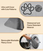 Pet Heating Pad for Cats & Small Dogs with 12 Adjustable Temperature, Waterproof... - Image 5