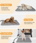 Pet Heating Pad for Cats & Small Dogs with 12 Adjustable Temperature, Waterproof... - Image 8