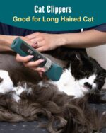 oneisall Cat Clippers for Matted Hair, 5-Speed Quiet Cat Grooming kit, Cordless ... - Image 4