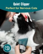 oneisall Cat Clippers for Matted Hair, 5-Speed Quiet Cat Grooming kit, Cordless ... - Image 5