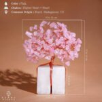 Rose Quartz Crystal Tree of Life Unique Birthday Gifts for Women, Mom, Sister, F... - Image 4