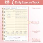 Fitness Journal Workout Planner for Women & Men, A5 (6.4" x 8.3") Workout Journa... - Image 3