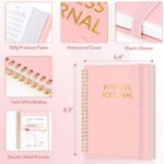 Fitness Journal Workout Planner for Women & Men, A5 (6.4" x 8.3") Workout Journa... - Image 7