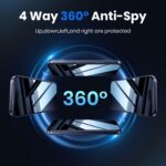 WSKEN for iPhone 17 Pro Max Privacy Screen Protector - [4 Way 360 Anti Spy] [Aut... - Image 3
