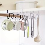 Under-Shelf Hanging Organizer with 6 Hooks – Space-Saving Rack for Cups, and Kit... - Image 6