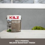 KILZ Self-Priming Masonry, Stucco and Brick Paint, Interior/Exterior, Flat, Gray... - Image 5