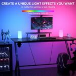 Touch Bedside Table LED Lamp, [Sleek Design & RGB Mode] Multi-Color Dimmable wit... - Image 8