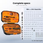 JOREST 152 in 1 Precision Screwdriver Set, Tool Gifts for Men, Magnetic Repair T... - Image 4