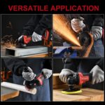 AOBEN 21V Cordless Angle Grinder Tool, 4-1/2 Inch Power Brushless Cut Off Grinde... - Image 7