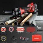 AOBEN 21V Cordless Angle Grinder Tool, 4-1/2 Inch Power Brushless Cut Off Grinde... - Image 8