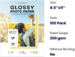 Glossy Photo Paper 8.5x11 Inch, Goefun 200GSM/54LB Inkjet Printer Paper for Dye ... - Image 3