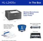 Brother HL-L2405W Wireless Compact Monochrome Laser Printer with Mobile Printing... - Image 8