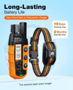 Bousnic Dog Shock Collar - 3300Ft Dog Training Collar with Remote for 5-120lbs S... - Image 7
