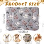 Tuanse 4 Pack Ultra Soft Dog Cat Bed Mat Small Animal Guinea Pig Bed with Cute P... - Image 3