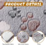 Tuanse 4 Pack Ultra Soft Dog Cat Bed Mat Small Animal Guinea Pig Bed with Cute P... - Image 4
