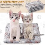 Tuanse 4 Pack Ultra Soft Dog Cat Bed Mat Small Animal Guinea Pig Bed with Cute P... - Image 8