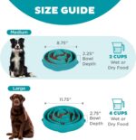 Outward Hound Fun Feeder Slo Bowl – Medium 2‑Cup Capacity, Slow Feeding, Small t... - Image 6