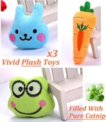 12 Pack Catnip Toys for Cats, Silvervine Sticks, Catnip Balls, Cat Nip Mice, Kic... - Image 6