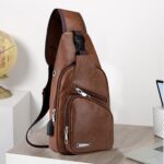 Crossbody Sling Bag for Women & Men, Sling Backpack with Earphone Port, Lightwei... - Image 3