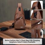 Crossbody Sling Bag for Women & Men, Sling Backpack with Earphone Port, Lightwei... - Image 6