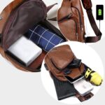 Crossbody Sling Bag for Women & Men, Sling Backpack with Earphone Port, Lightwei... - Image 7