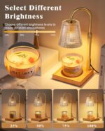 Hong-in Candle Warmer Lamp with Timer Dimmer,Christmas Birthday Gifts for Women ... - Image 4
