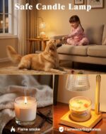 Hong-in Candle Warmer Lamp with Timer Dimmer,Christmas Birthday Gifts for Women ... - Image 5