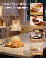 Hong-in Candle Warmer Lamp with Timer Dimmer,Christmas Birthday Gifts for Women ... - Image 9