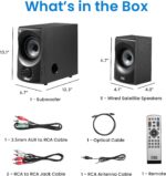 Acoustic Audio AA5172 700W Bluetooth Home Theater 5.1 Speaker System with FM Tun... - Image 7