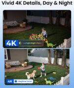 REOLINK First 4K Solar Security Cameras Wireless Outdoor, Argus PT Ultra+Solar P... - Image 3