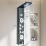 FUZ Shower Panel Tower System, Stainless Steel 6 Functions Shower Panel System w... - Image 3