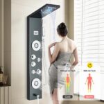 FUZ Shower Panel Tower System, Stainless Steel 6 Functions Shower Panel System w... - Image 4