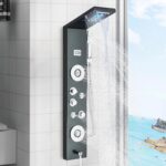 FUZ Shower Panel Tower System, Stainless Steel 6 Functions Shower Panel System w... - Image 8
